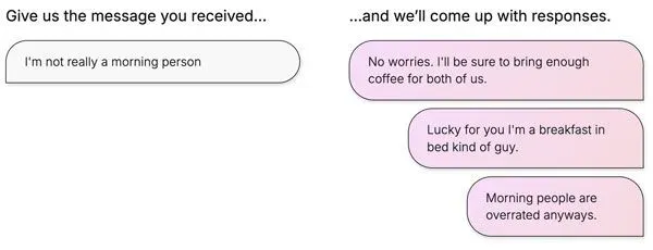 YourMove AI message response example